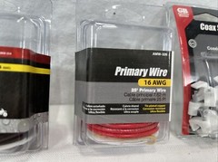 16 GAUGE WIRE RED & BLACK 25 FT EACH PRIMARY AWG STRANDED COPPER