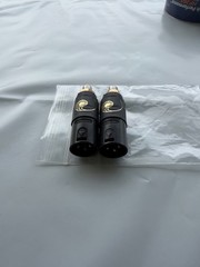 cardas xlr adapters-male xlr to female rca/pair msrp $150 when new-in good cond