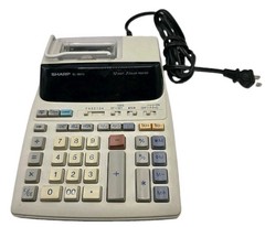 Sharp EL-1801V 12 Digit Desktop Electronic 2 Color Printer Calculator FREE S/H