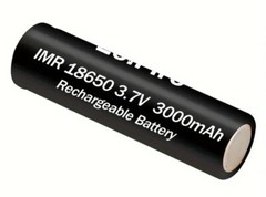 2PCS 3.7V 3000mAh Rechargeable Batteries High Capacity Lithium ion Button top