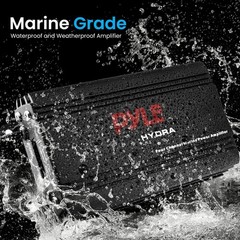 New Pyle Marine 800W 4 Channel iPod/MP3 Power Amplifier + Volume Remote control
