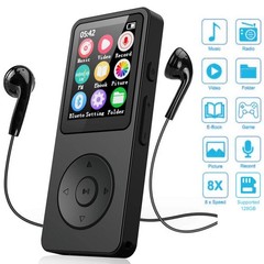 128GB Bluetooth 5.0 MP4 Player Lossless Music FM Radio Recorder Sports PortablgB