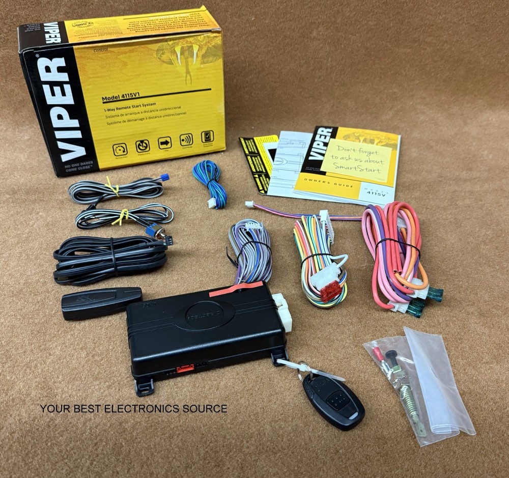 NEW Viper 4115V1, 1-Way Remote Start System w/ ONE 1-Button Remote