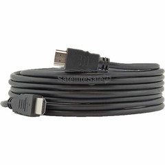 Pack of 2 Digital High-Speed 1.4 HDMI Cables PVC 2160p Black Cord (6 feet)