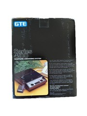 Vintage GTE 400 Telephone Answering Machine Brand New In Box 1970s Retro