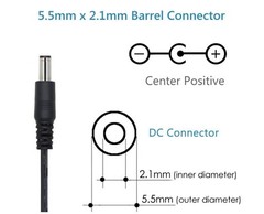 12V DC 1A 1000mA AC to DC Power Supply Adapter Wall Charger for 12V Electronics