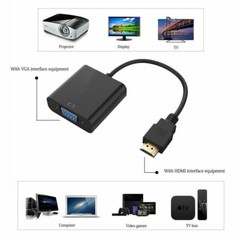 HDMI Male to VGA Female Video Cable Cord Converter Adapter For PC Monitor USA