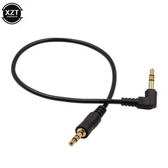 30cm 3.5mm to 3.5mm Jack to Jack Audio Cable Lead Gold Short Aux Car Stereo New