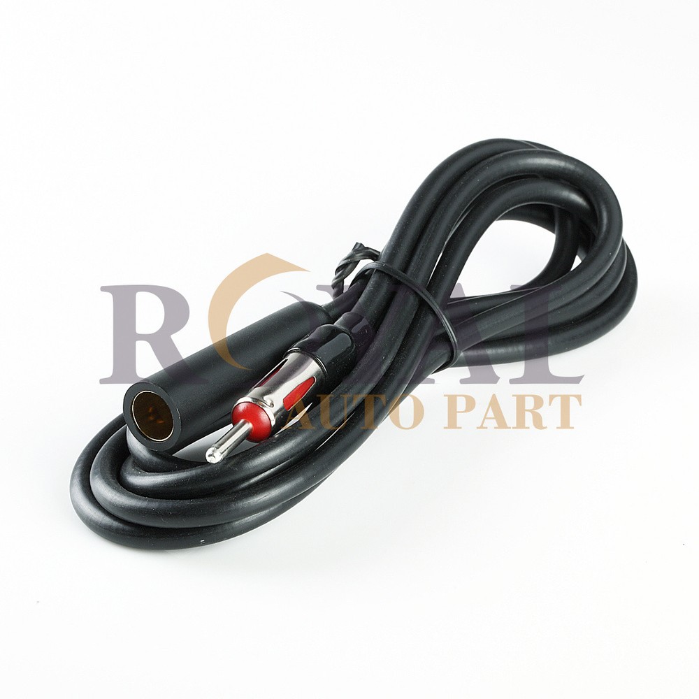 6′ Feet Universal Male to Female Extension Radio AM/FM Car Antenna Adapter Cable