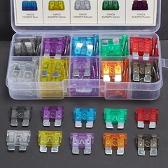 100pc Medium Blade Fuse Assortment Auto Car Motorcycle SUV FUSES Kit APM ATM UTV
