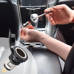 12V 120W Cigarette Lighter Power Socket Plug Outlet for Car Motorcycle Motorbike