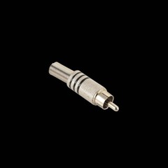 20Pcs RCA Stereo Male Connector Plug with Spring Coax Audio Solder Adapter USA