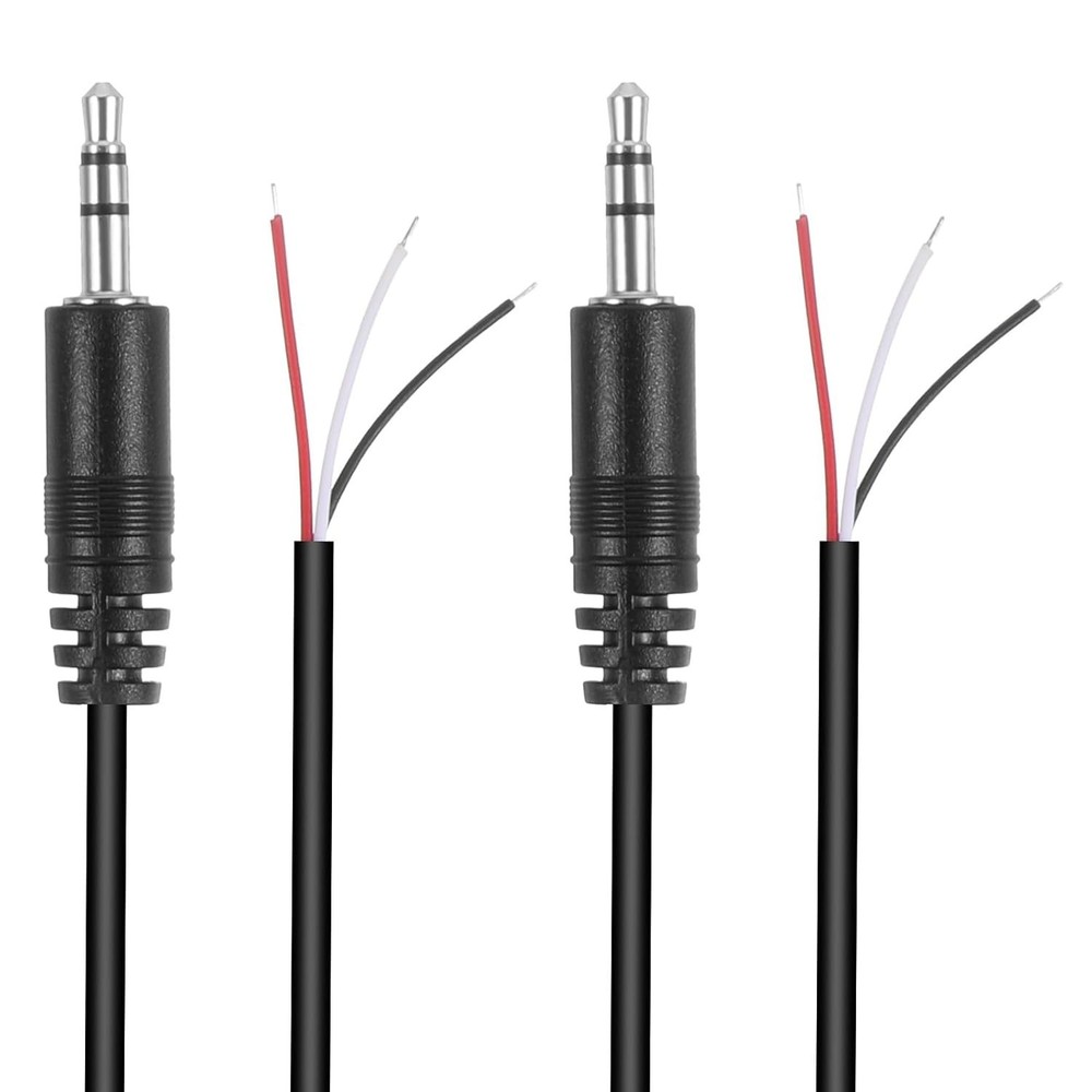 2-Pack 3.5 mm Audio Jack, 3.5mm Male Plug Jack Connector Replacement Repair, …