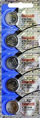 CR 1616 MAXELL LITHIUM BATTERIES (1 piece) 3V watch New Authorized Seller