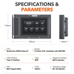 Semi Commercial Truck Diagnostic Scanner All System Heavy Duty Truck Scan Tool