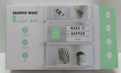 Sharper Image Cinematic LED Light Box – Battery Operated Message Board 8×6″
