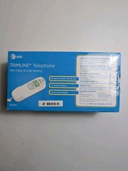 AT&T Trimline Corded Phone with Caller ID, White TR1909, NEW Sealed