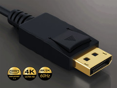 3ft Gold Plated Premium DisplayPort to DisplayPort Male to Male Cable with La…