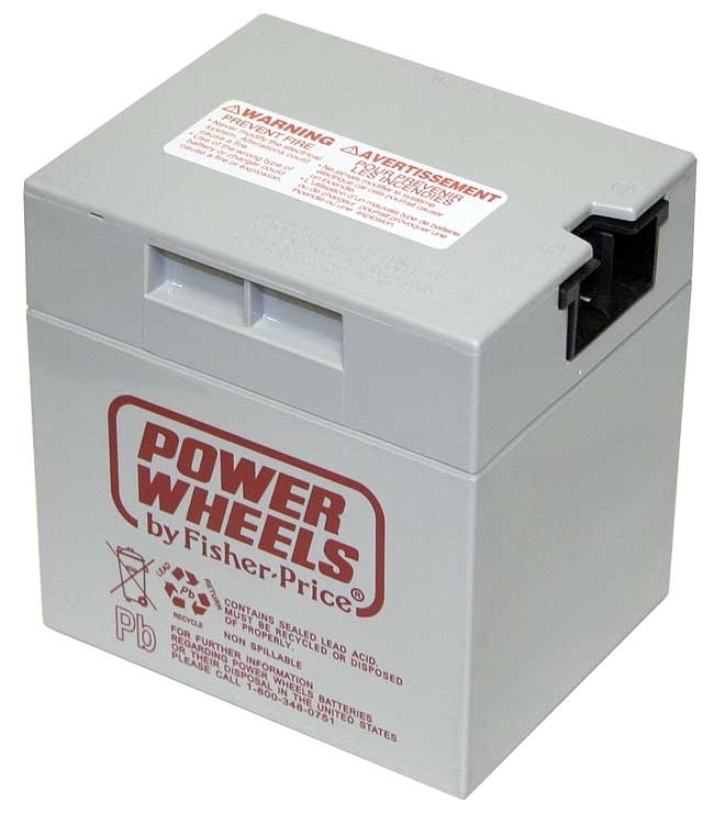 Cadillac Escalade – Power Wheels Rechargeable Battery Gray 12v 12Volt 00801-1869