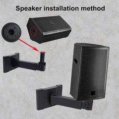 Durable Alloy Steel Speaker Mounts with Swivel, Tilt & 100 lb Limit – 2 Pack