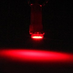20 Pack T5 58 70 73 74 Dashboard Gauge 1-SMD 5050 LED Wedge Lamp Bulbs Red