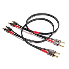 Banana Plug to Banana Plug Speaker Cable, 12awg tinned Oxygen Free Copper (OF