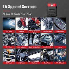 2025 MUCAR BT200 Pro All System Diagnostic Tool OBD2 Scanner For Car 15 Resets