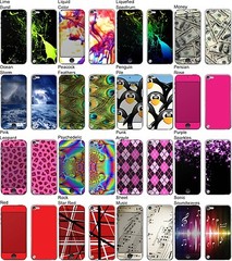 Choose Any 1 Vinyl Decal/Skin for iPod Touch 5th Generation – Buy 1 Get 2 Free!
