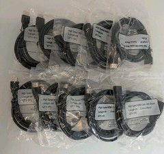 (10-Pack) HDMI 6FT CABLE 24K GOLD PLATED 4K TRIPLE SHIELD ARC Type A