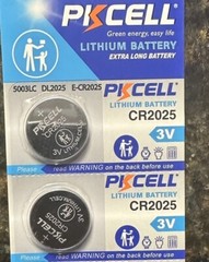 PKCLL CR2025 3V DL2025 BR2025 Lithium Coin Cell(2 Battery) Fast Shipping