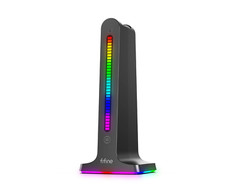 FIFINE Gaming Headset Stand-RGB Headphones Stand Holder PC Computer OPEN BOX