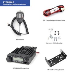 AnyTone AT-588Max 70W VHF Mobile 2 Meter Ham Radio, Air Band RX