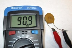 5 Unbranded 90 PF 5 K Volt Ceramic Capacitor NOS Tested