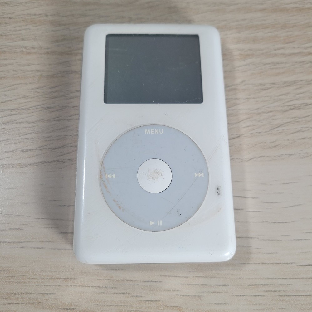 Apple iPod Classic 4th Generation 20GB White A1059 For Parts Repair Click Wheel
