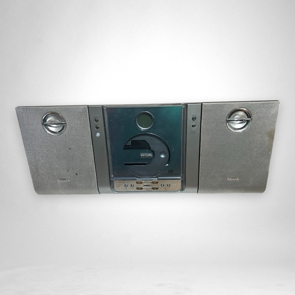 Philips MP3-CD Playback Wall Mountable MCM240 Micro Hi-Fi System AM/FM