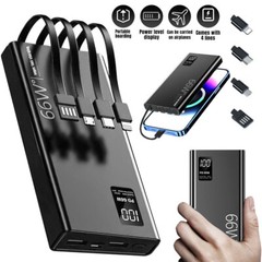 Power Bank Super Fast Charging Large Capacity Portable LED Light for Cell Phone