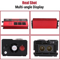 5000W Convertidor 12V A 110V / 24V A 110V Para Carro Auto inversor de corriente