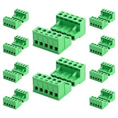 10 PCS 5 Pin 5.08mm Pitch Pluggable Screw Terminal Block Phoenix Connector