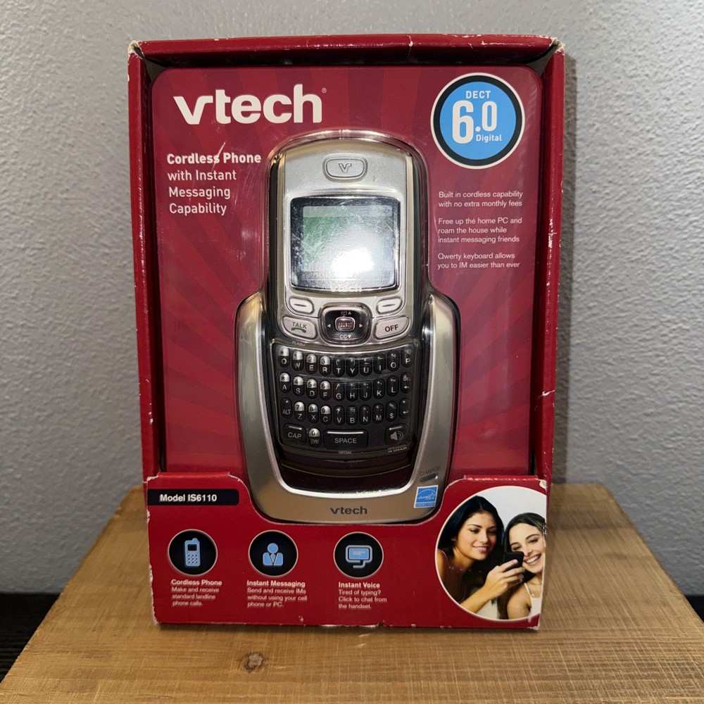 Vtech Cordless Phone DECT 6.0 Digital Model IS6110 New In Box Factory Sealed