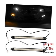 2 PCS Exterior Car LED Lights Flexible LED Daytime Running Light 9.5 Inches