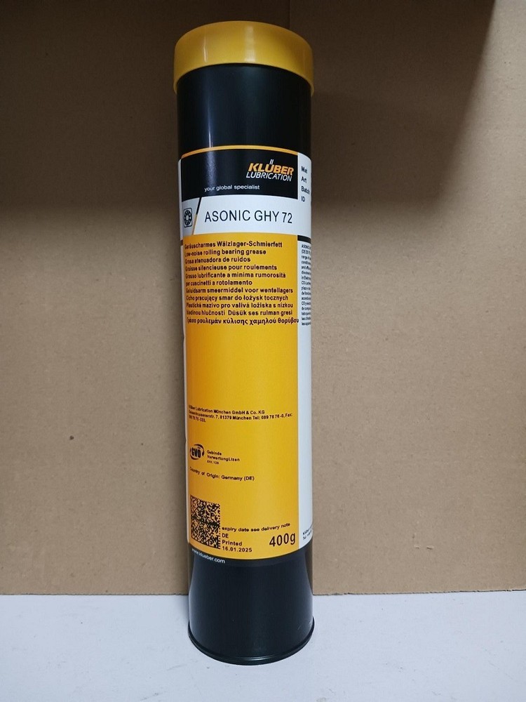 1PCS KLUBER ASONIC GHY 72 Grease 400g ( 14.1 OZ) New free shipping