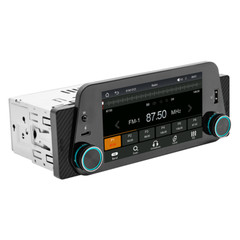 Single Din Car Stereo Radio Bluetooth Head Unit For Apple CarPlay Android Auto