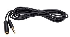3.5mm Stereo Audio Male to Female Slim Extension Cable 3ft- 100ft Multi-Pack LOT