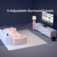 ULTIMEA Aura A30 5.1 Virtual Surround Sound Bar w/ Subwoofer & Surround Speakers