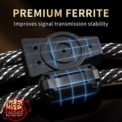 YYTCG 1m RCA to 3.5mm audio cable, 15 AWG OFC, gold plug