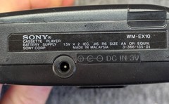Sony Walkman WM-EX10 Cassette Player Tested Works Original Headphones Vintage