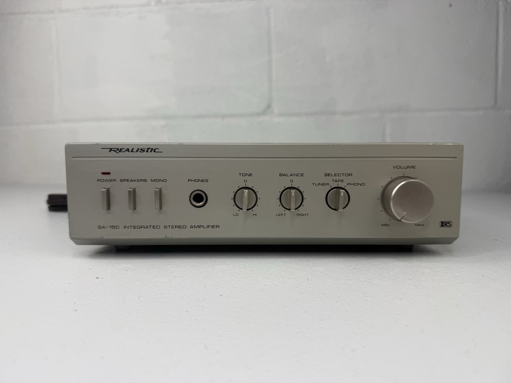 Realistic SA-150 Integrated Stereo Amplifier Vintage 1984 Hi-Fi Clean Tested