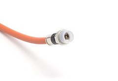 Orange, Direct Burial RG6 Coax, Underground Coaxial Cable, 150 Feet (45 Meter)