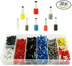 1200x Connector Cord Wire Crimp Cable Pin End Bootlace Ferrule Terminals Kit Set