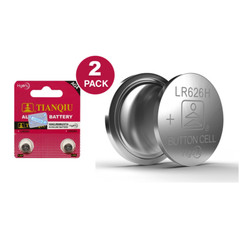 2 Pack 2026 AG4 Battery 377A SR626SW LR66 LR626 1.5V Button cell watch remote pc